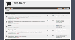 Desktop Screenshot of forum.wrestlingalert.com